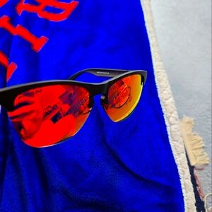 Oakley Red Mirrored Sunglasses